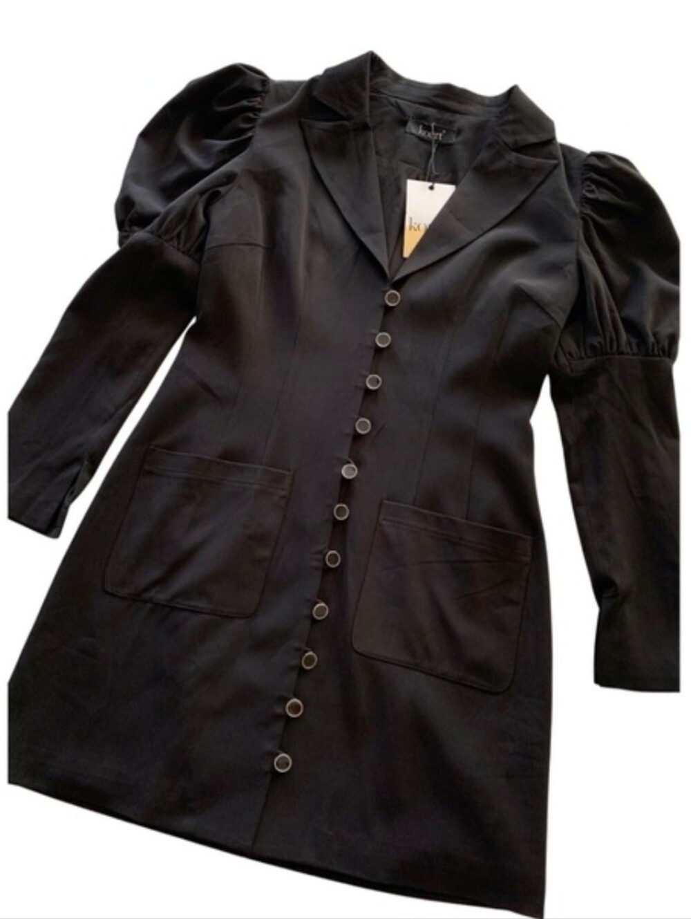 Kourt | Mandella Blazer Mini Dress Black Small